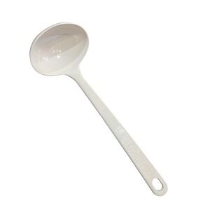 Vintage‎ Soup Ladle Spoon Robinson Knife Co UltraTemp White USA #2109-1 USA 11"